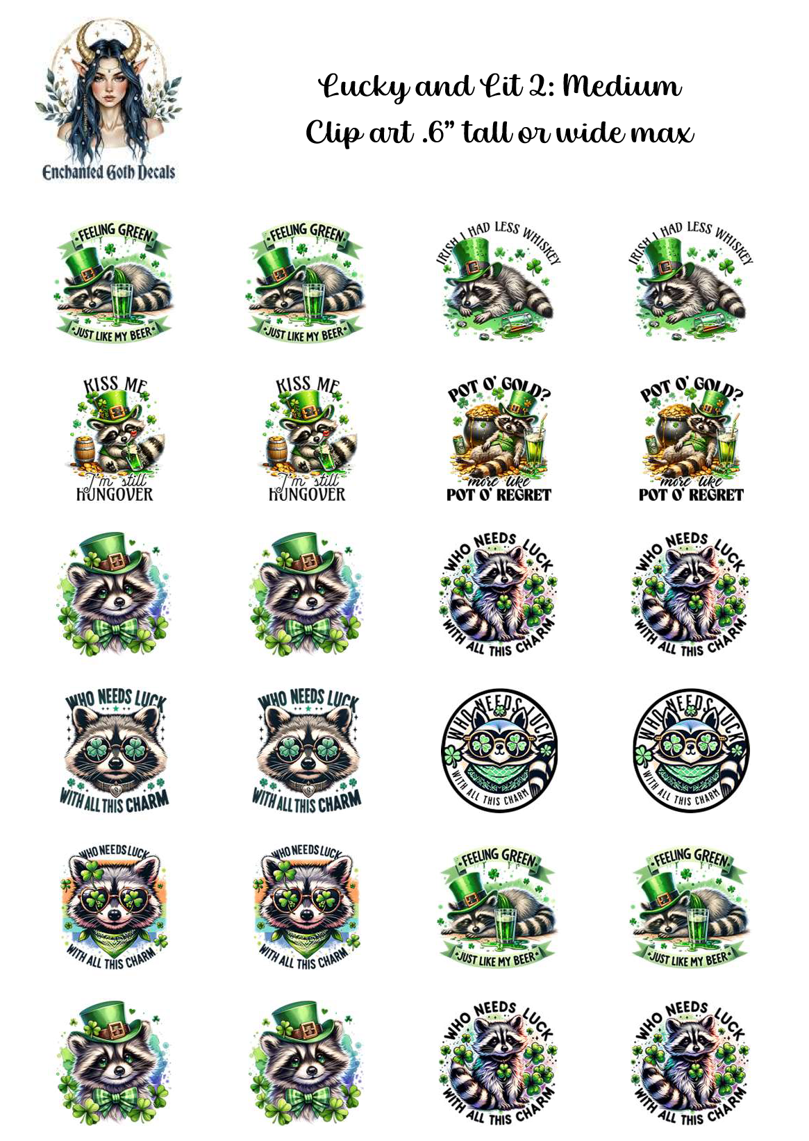 Lucky and Lit 2 - Clipart