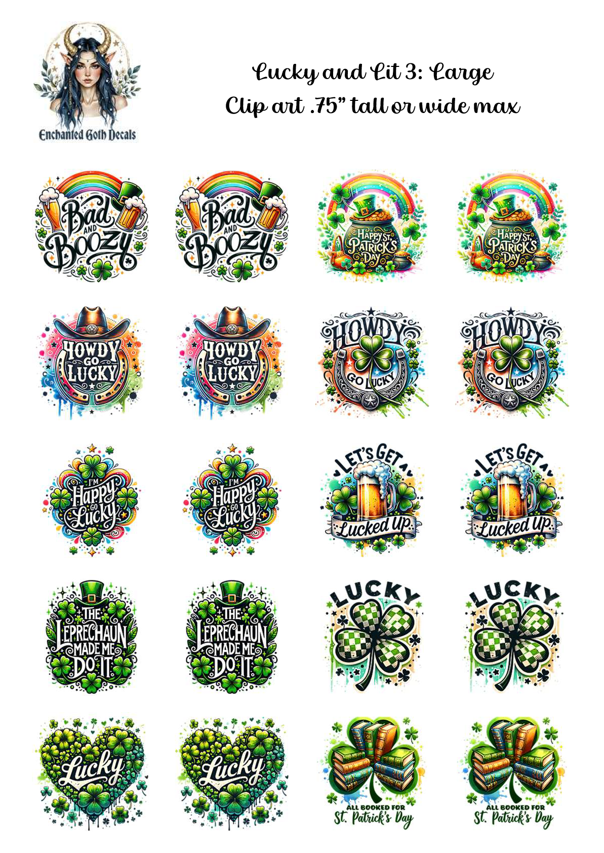 Lucky and Lit 3 - Clipart