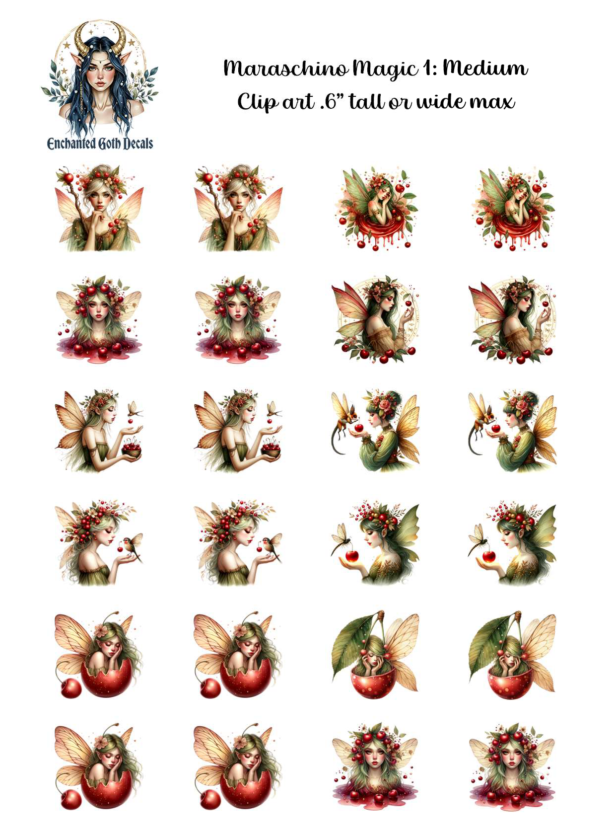 Maraschino Magic 1 - Clipart