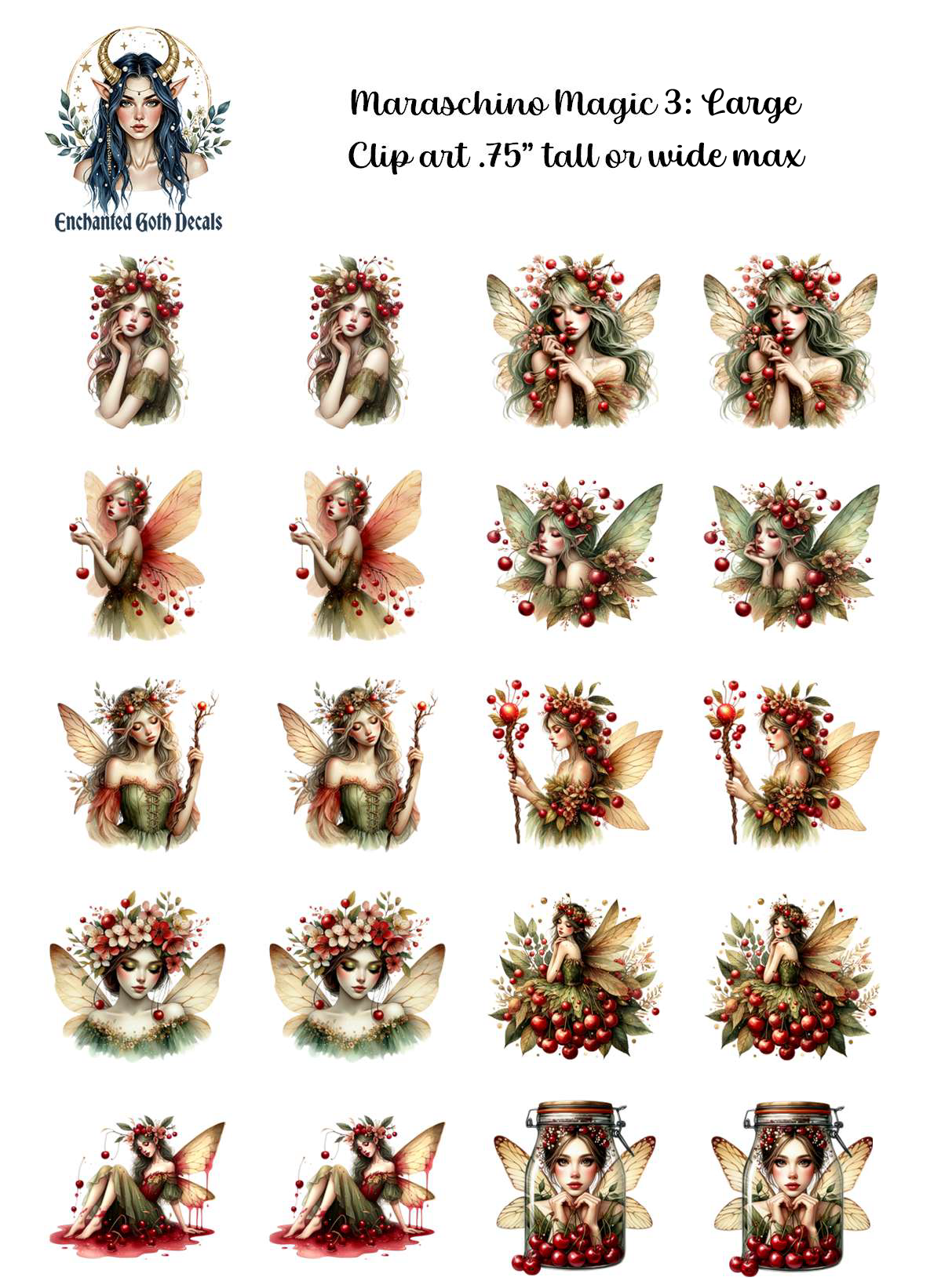Maraschino Magic 3 - Clipart