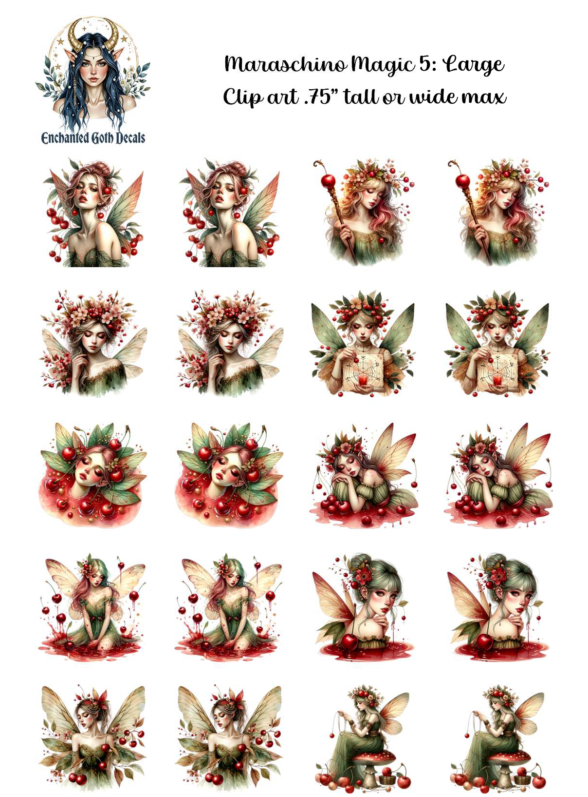 Maraschino Magic 5 - Clipart