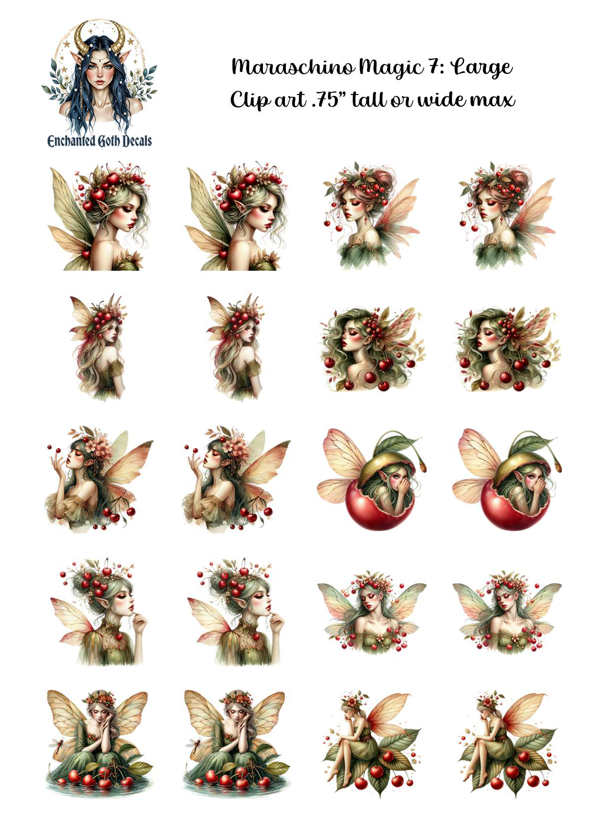 Maraschino Magic 7 - Clipart