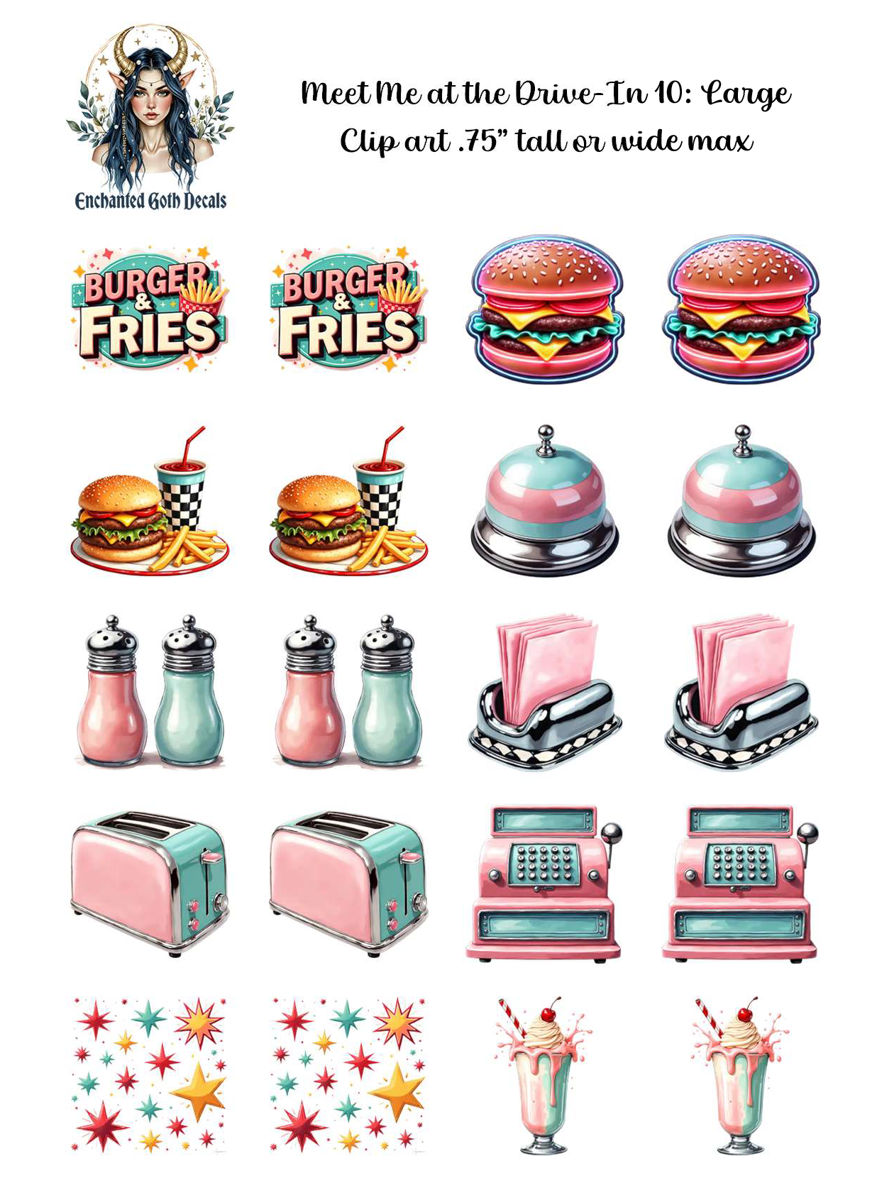 Meet Me at the Drive-In 10 - Clipart