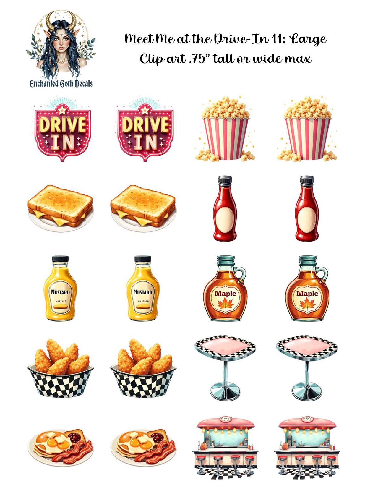Meet Me at the Drive-In 11 - Clipart