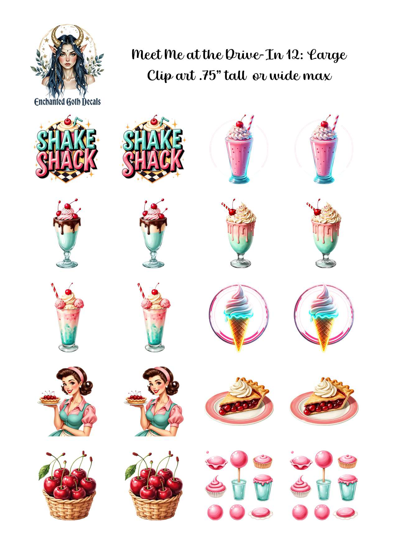 Meet Me at the Drive-In 12 - Clipart