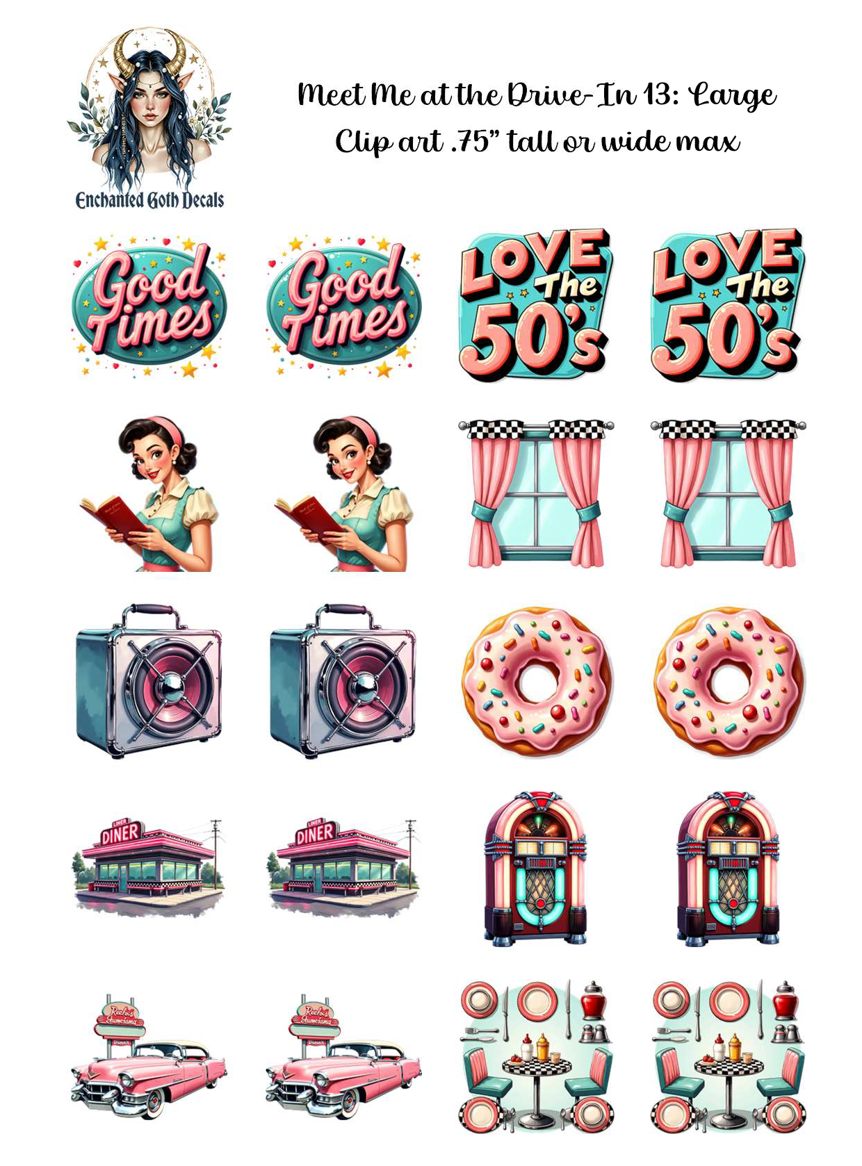 Meet Me at the Drive-In 13 - Clipart