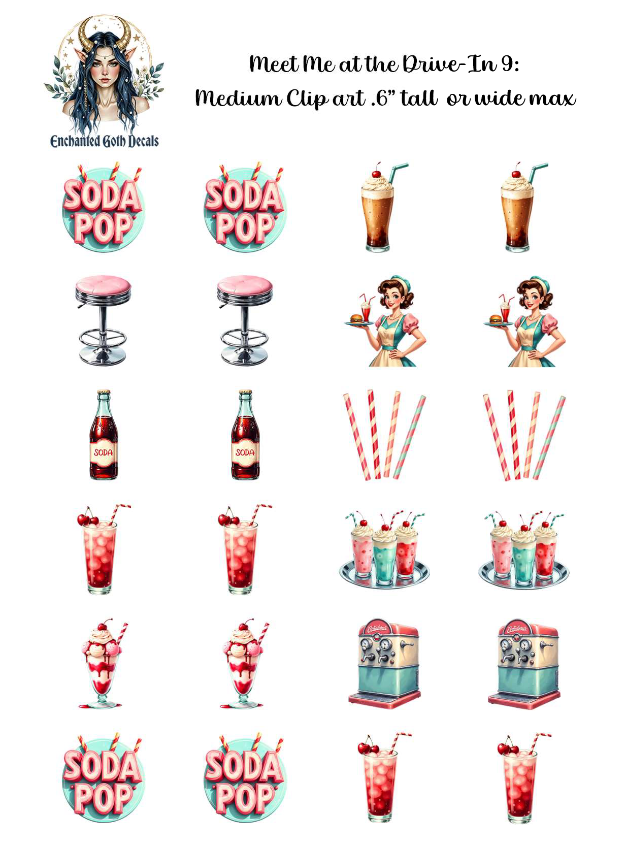 Meet Me at the Drive-In 9 - Clipart