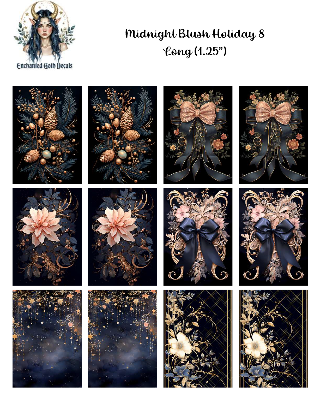 Midnight Blush Holiday 8 - Long