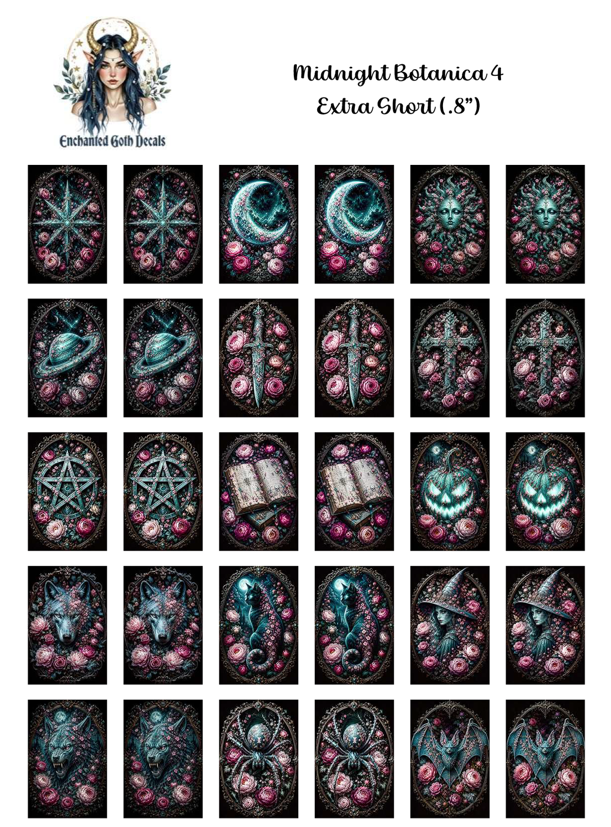 Midnight Botanica 4 - Extra Short