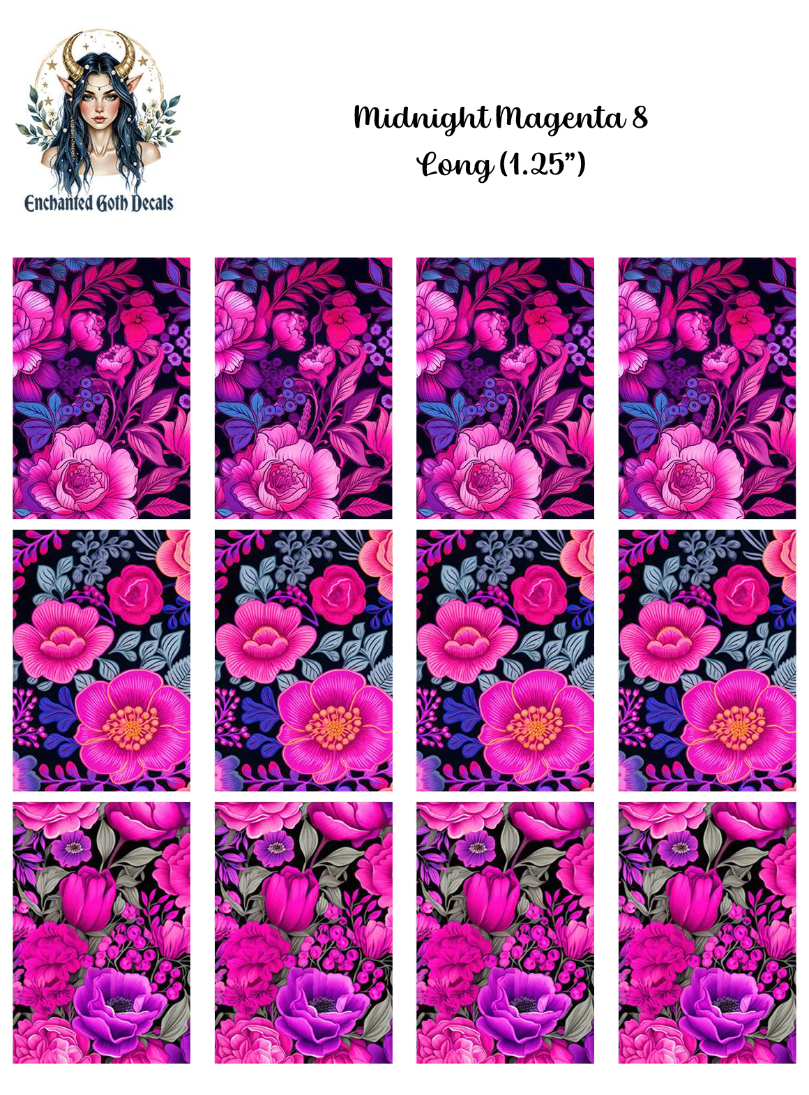 Midnight Magenta 8 - Long