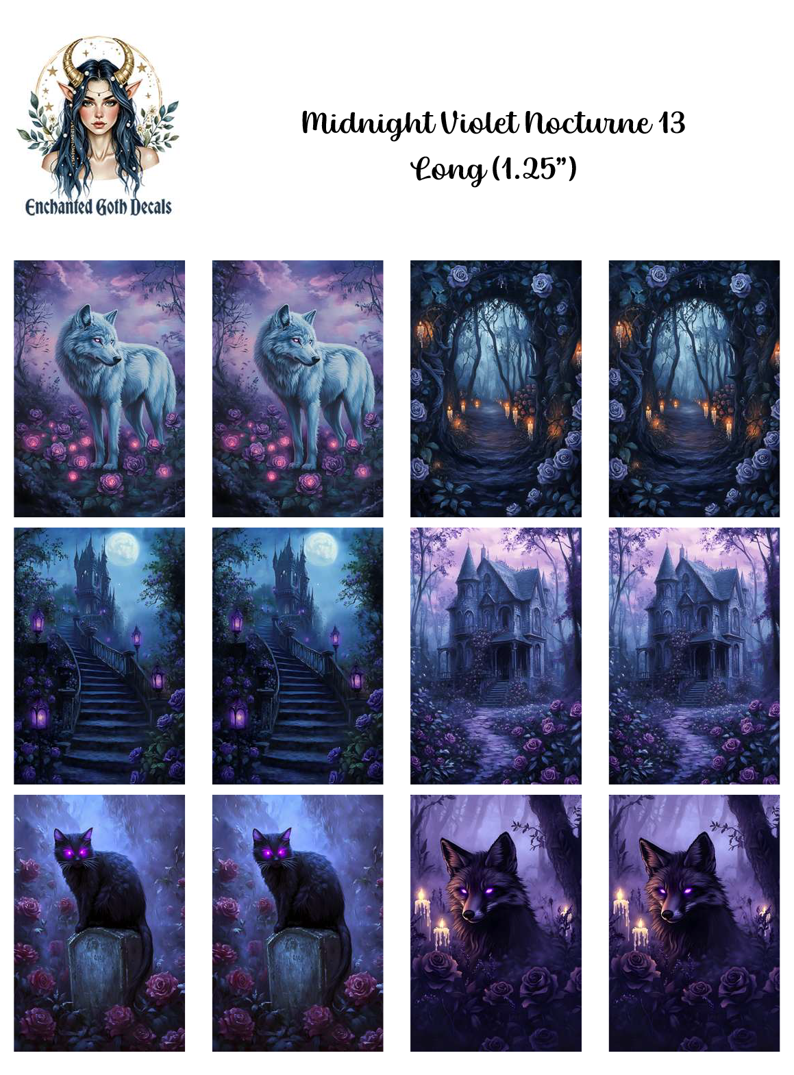 Midnight Violet Nocturne 13 - Long