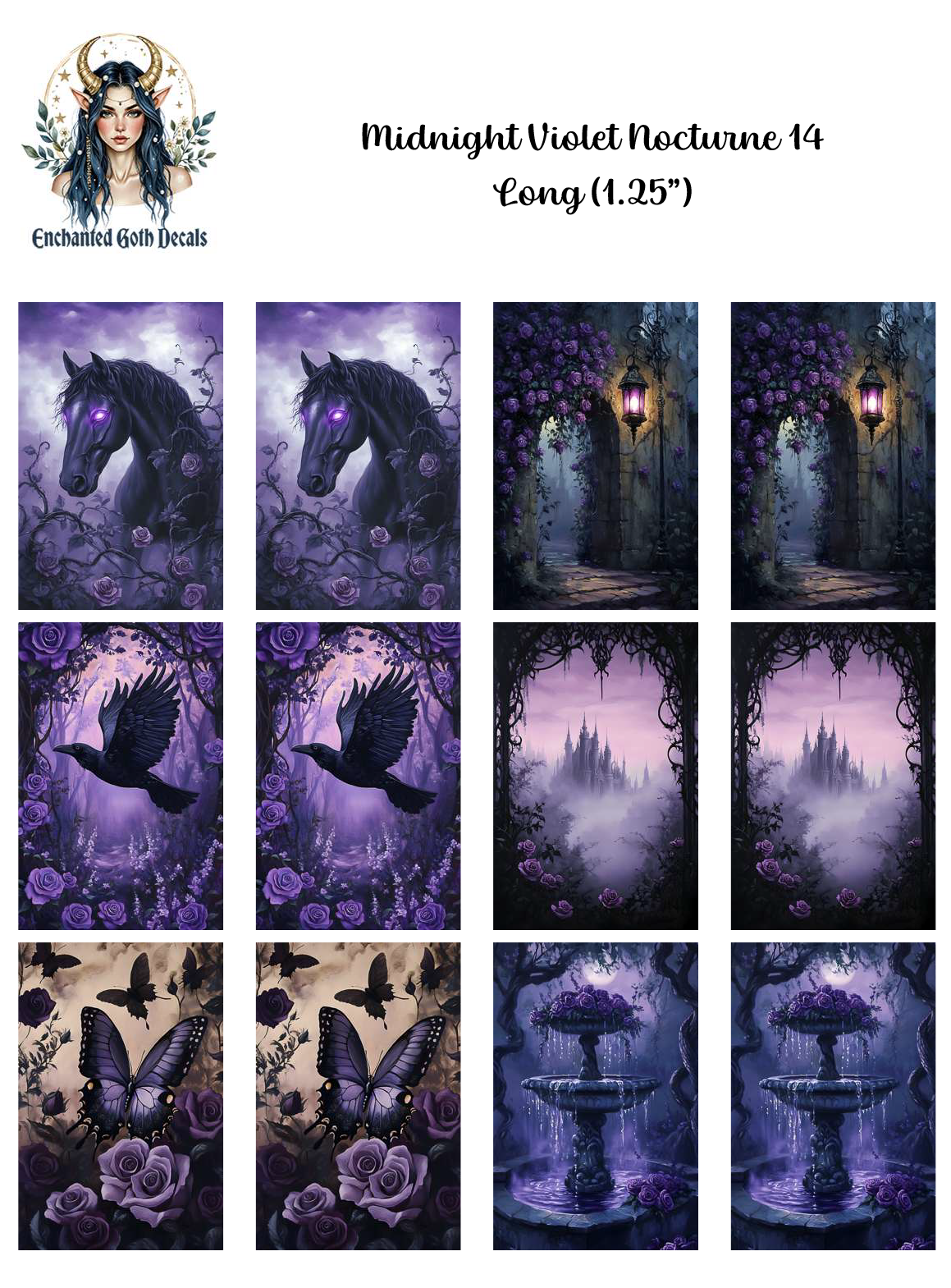Midnight Violet Nocturne 14 - Long