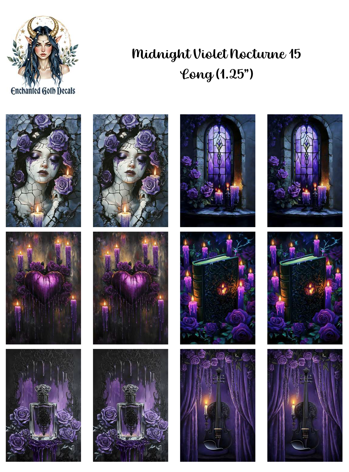 Midnight Violet Nocturne 15 - Long