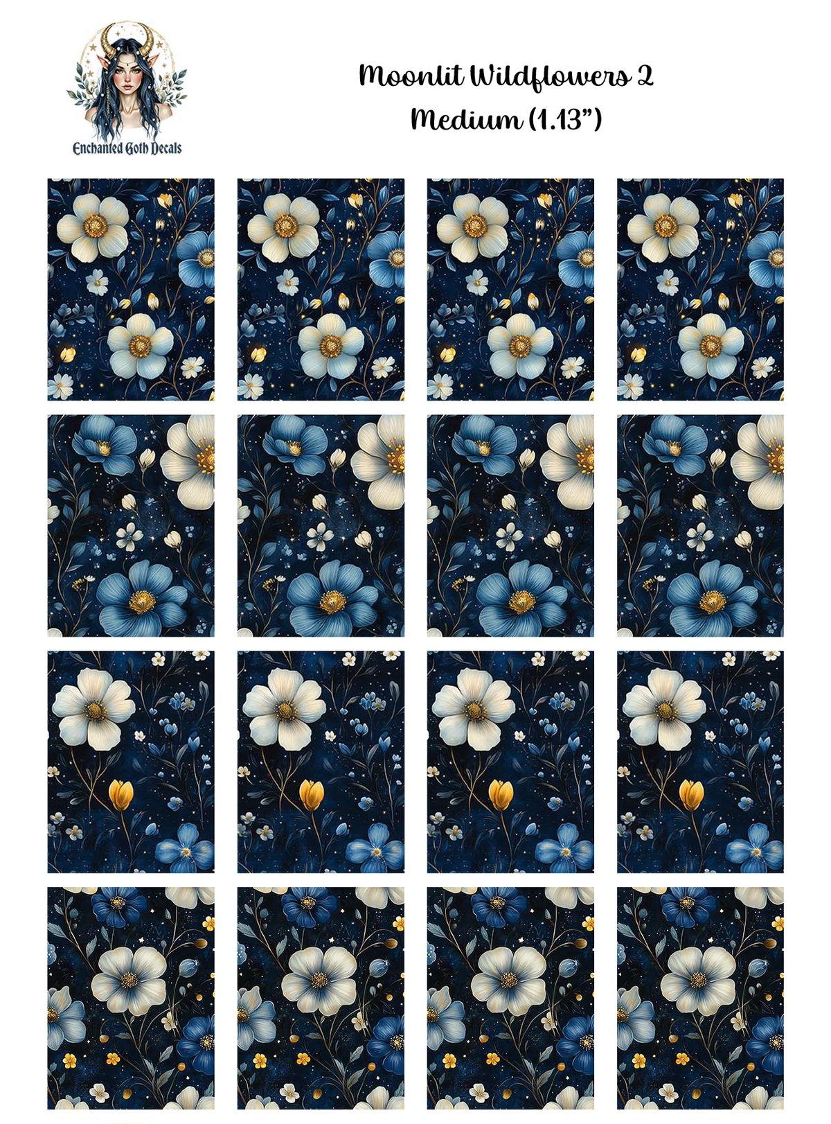 Moonlit Wildflowers 2