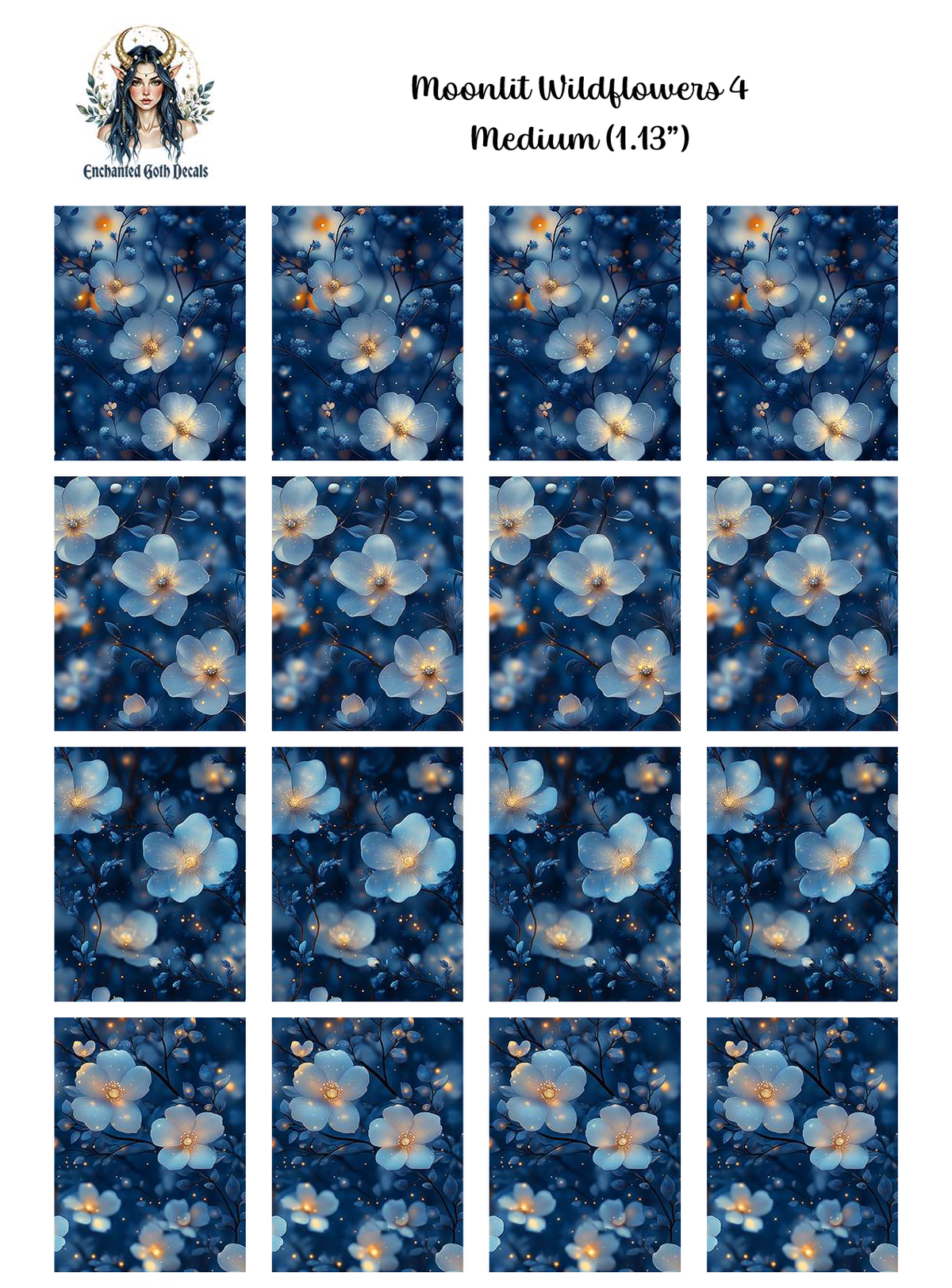 Moonlit Wildflowers 4