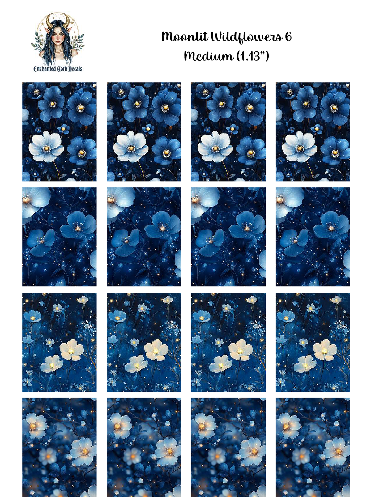 Moonlit Wildflowers 6