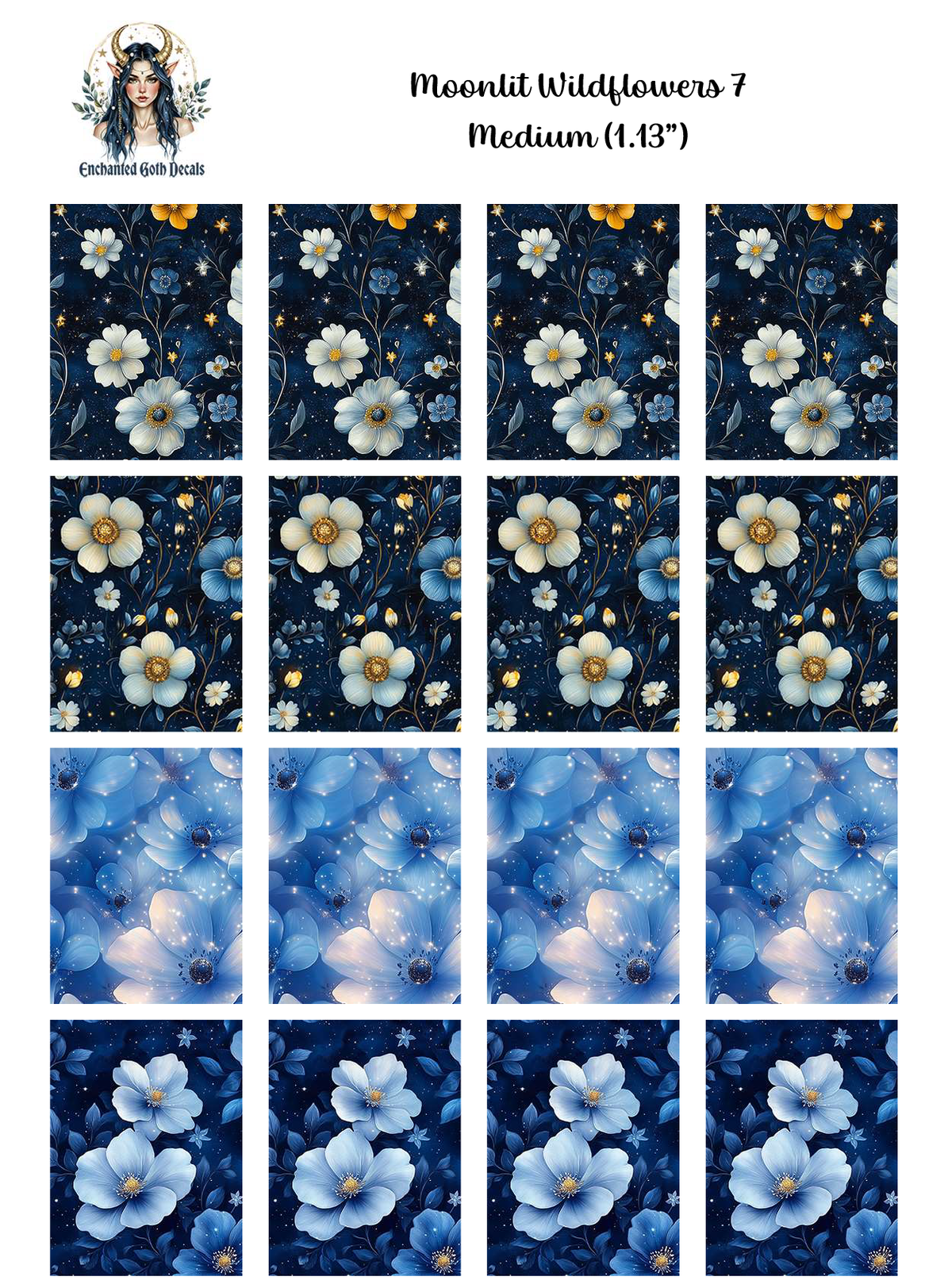 Moonlit Wildflowers 7