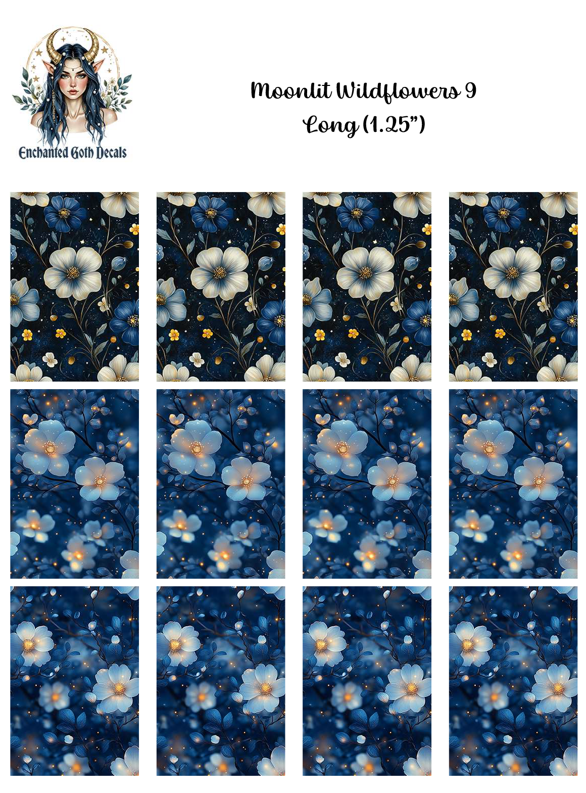 Moonlit Wildflowers 9 - Long