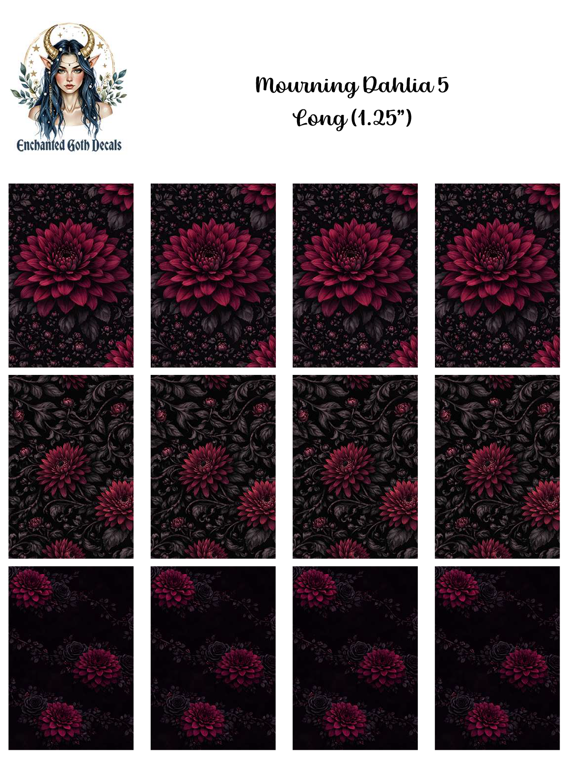 Mourning Dahlia 5 - Long