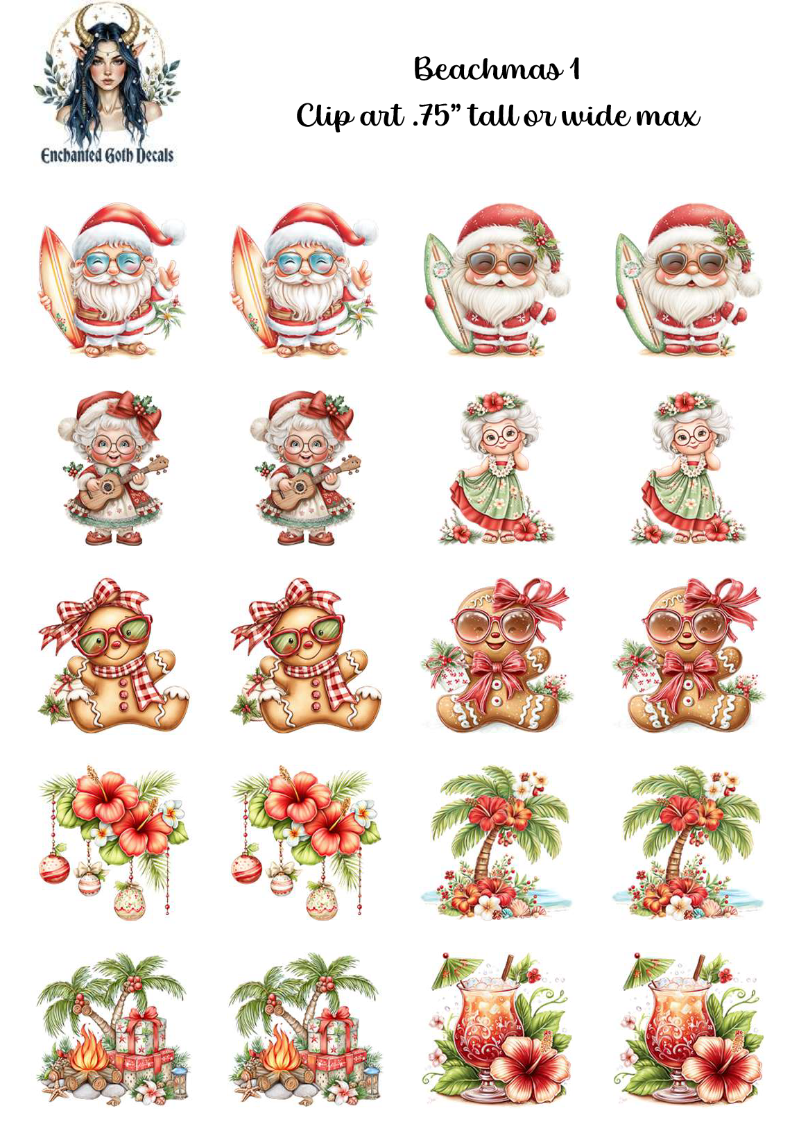 Beachmas 1 - Clipart