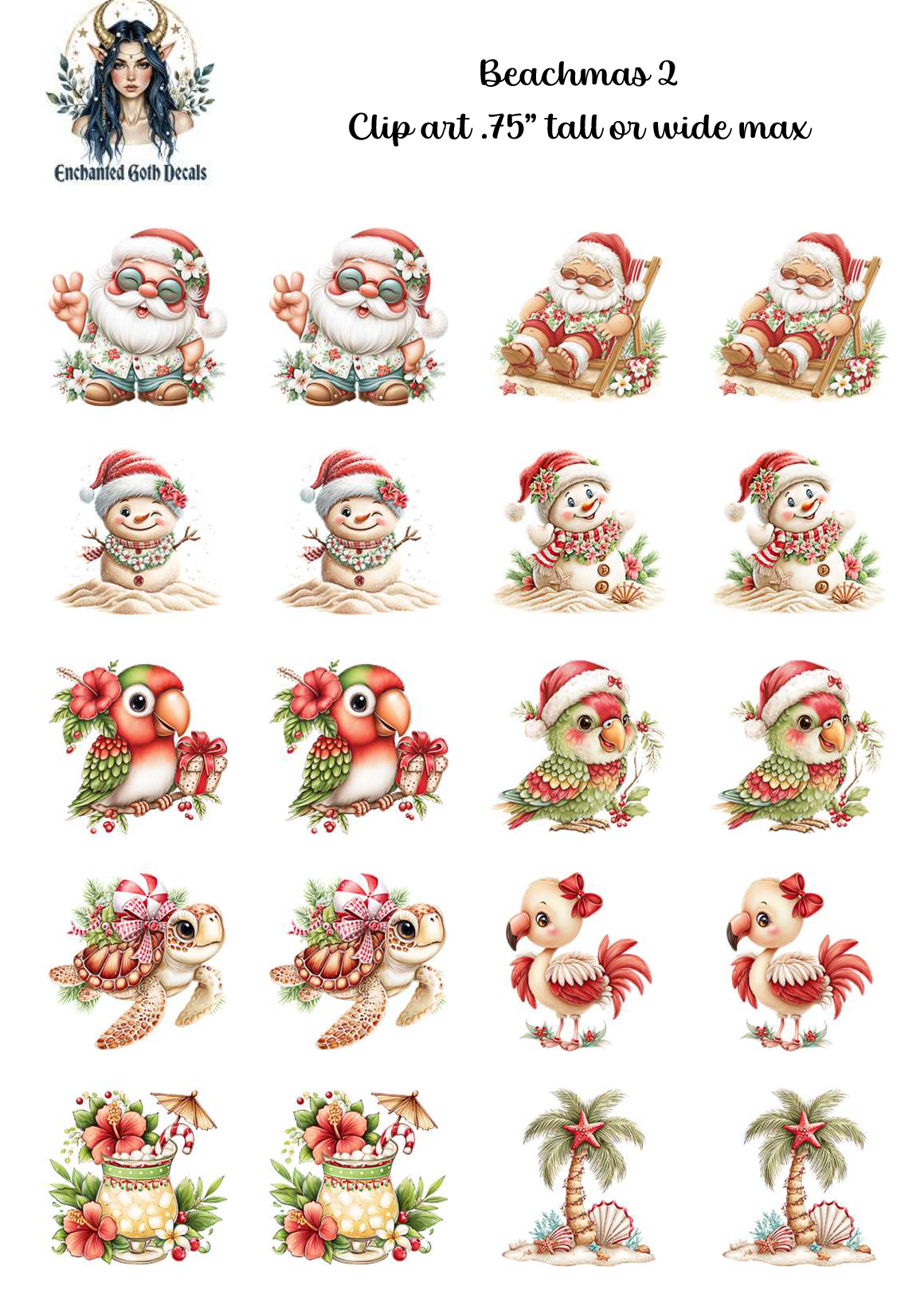 Beachmas 2 - Clipart