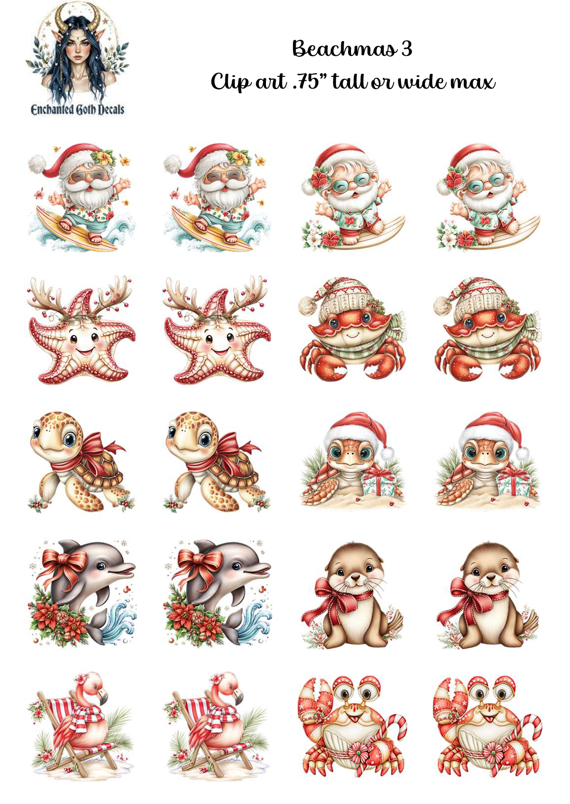 Beachmas 3 - Clipart