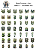 Green Samhain 1 - Clipart Mini