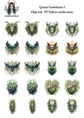 Green Samhain 1 - Clipart