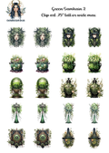 Green Samhain 2 - Clipart