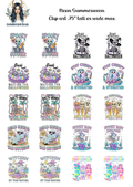 Neon Summerween - Clipart