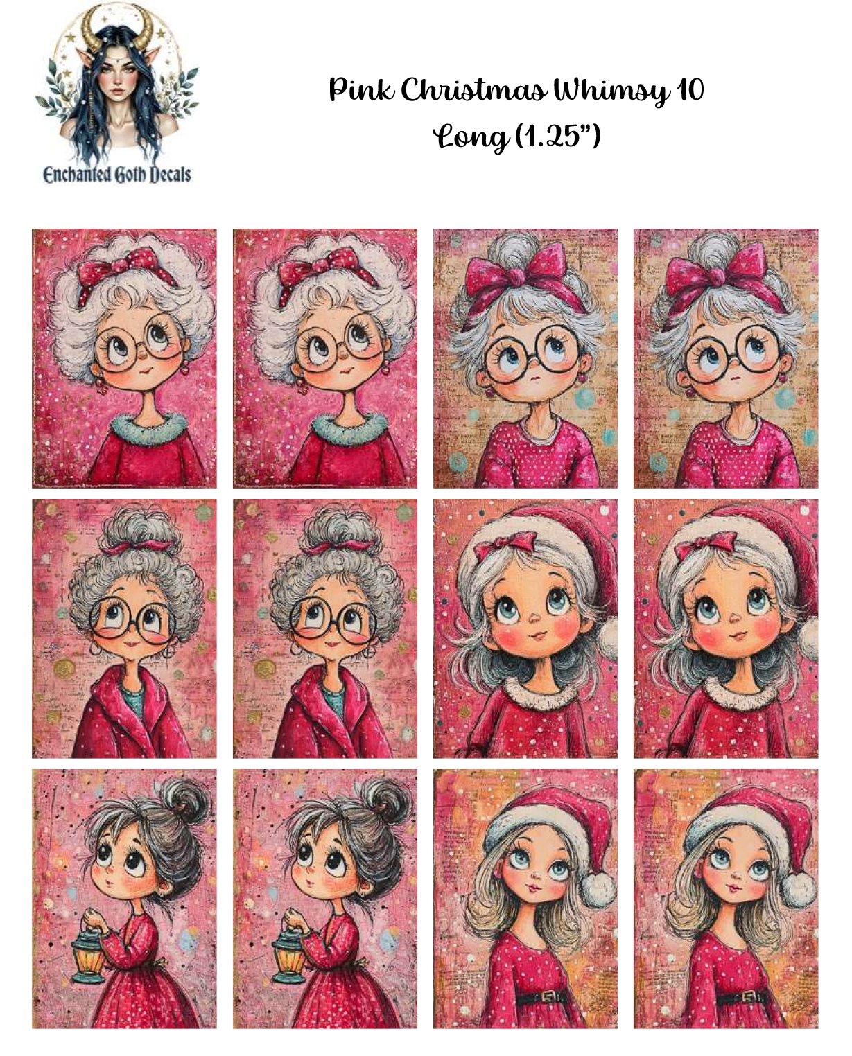 Pink Christmas Whimsy 10