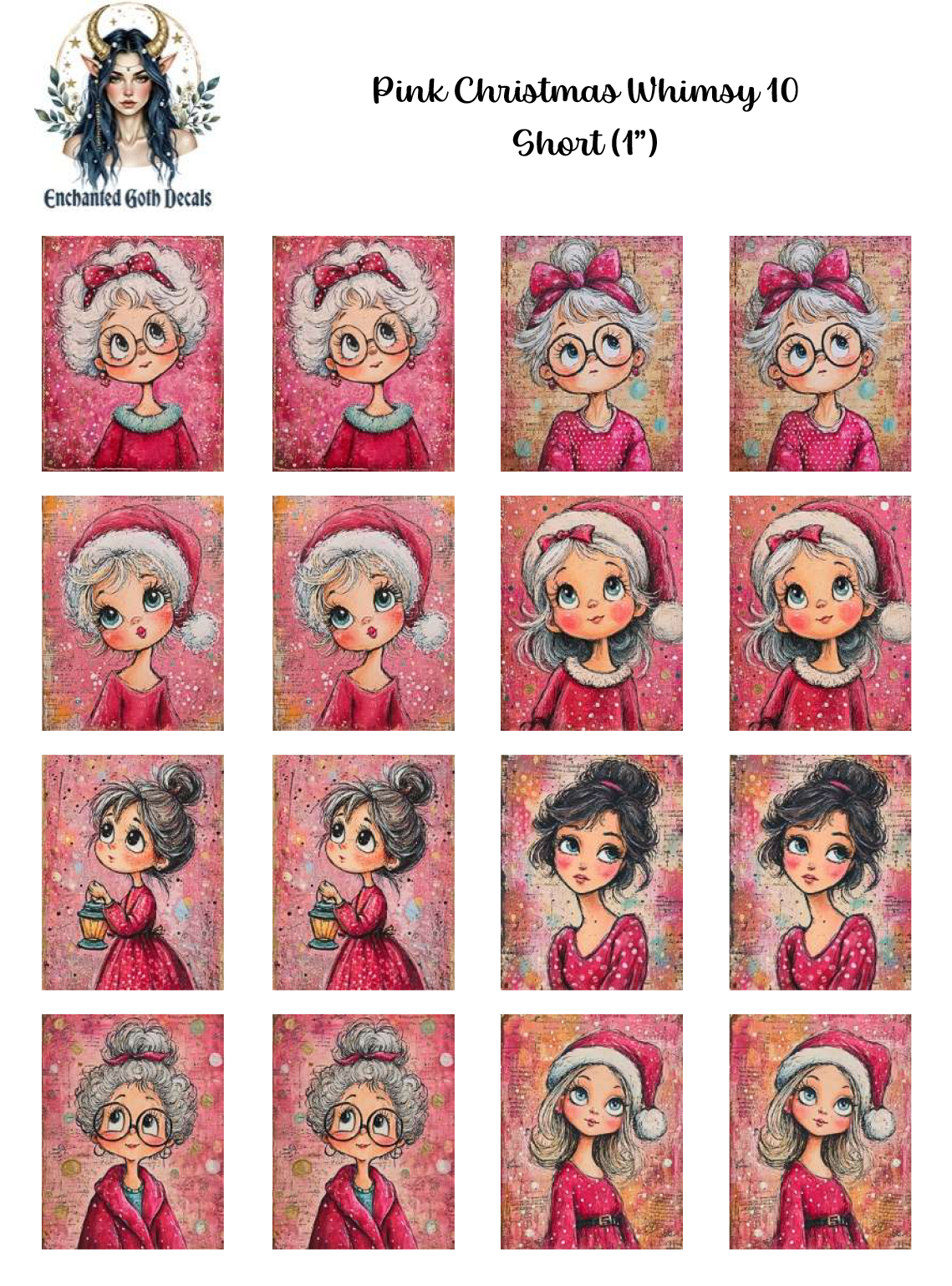 Pink Christmas Whimsy 10