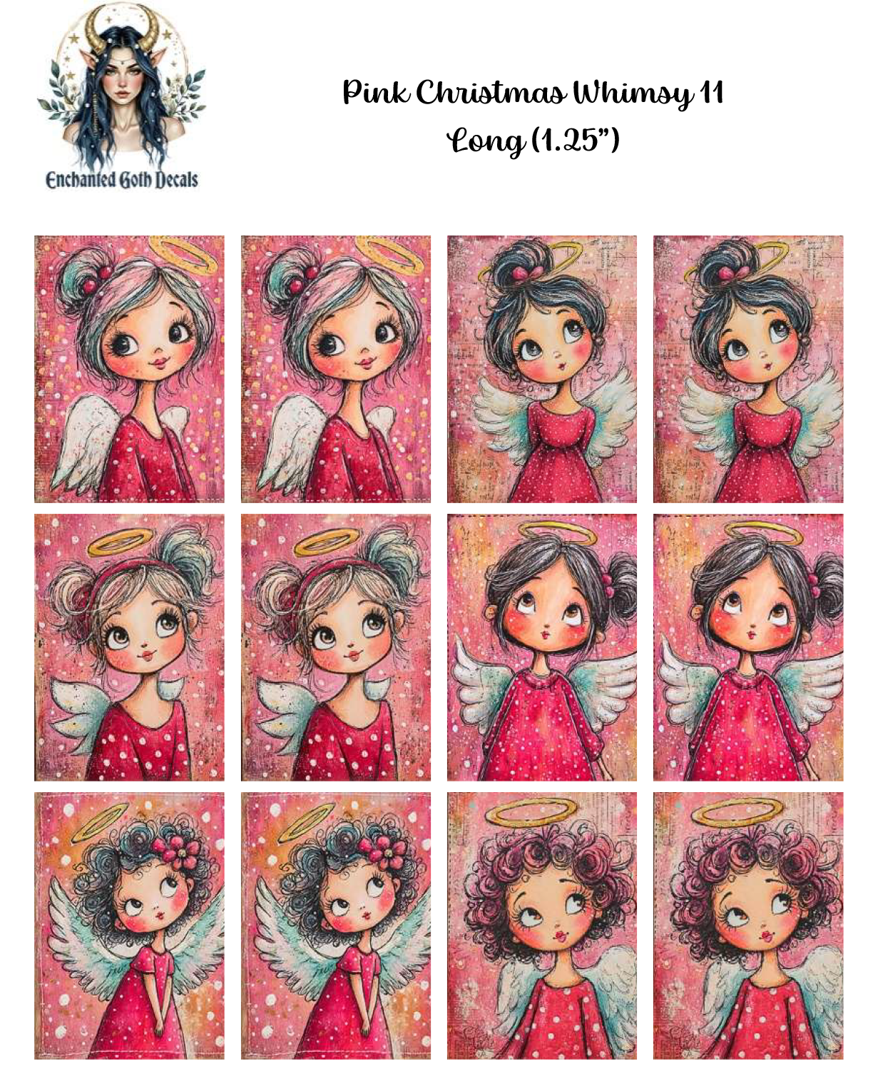 Pink Christmas Whimsy 11