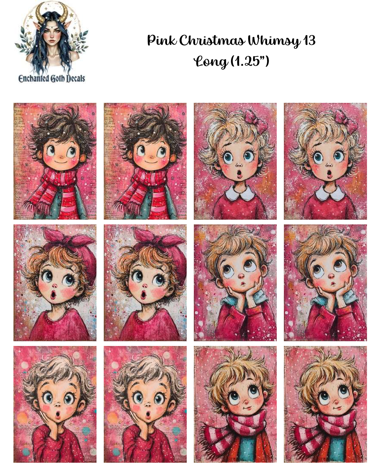 Pink Christmas Whimsy 13