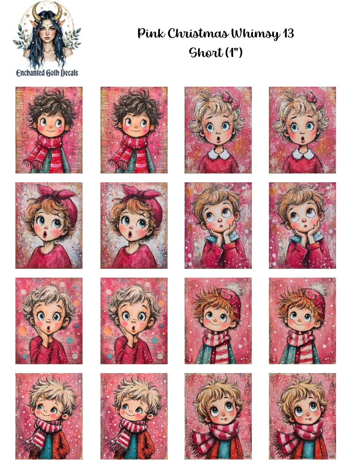 Pink Christmas Whimsy 13