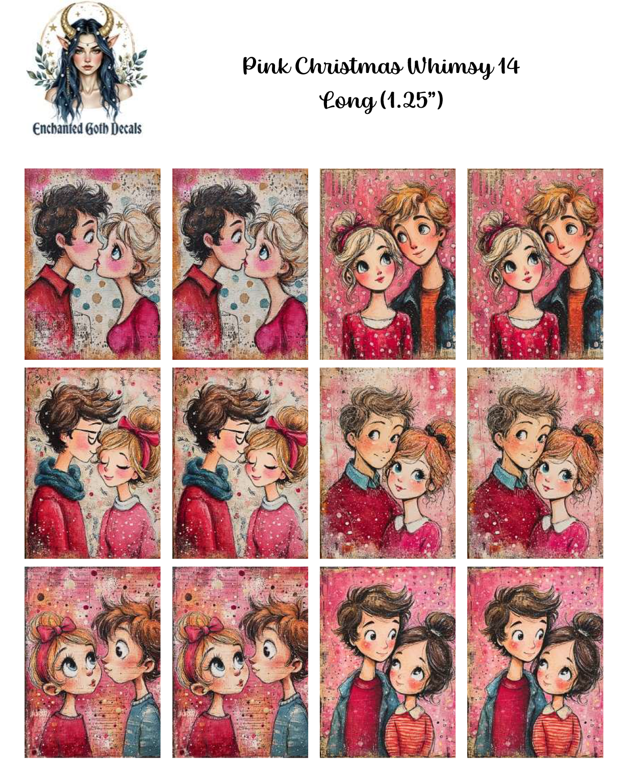 Pink Christmas Whimsy 14