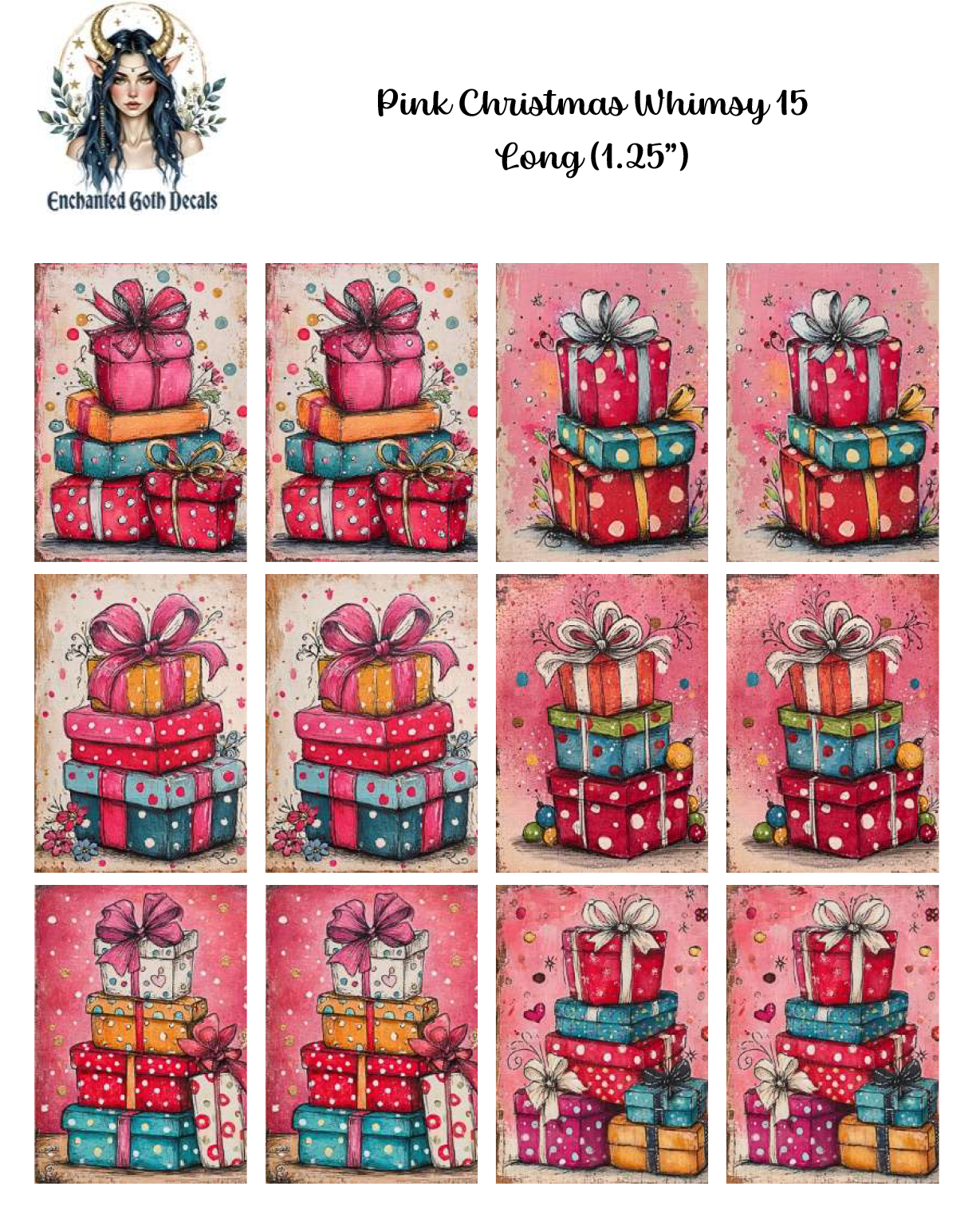 Pink Christmas Whimsy 15