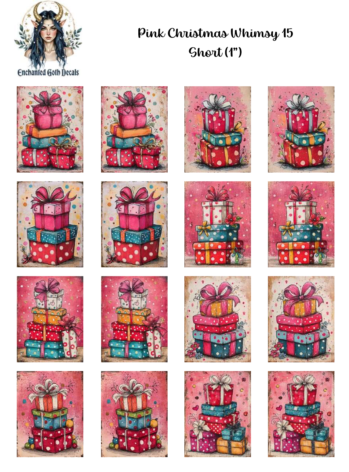 Pink Christmas Whimsy 15