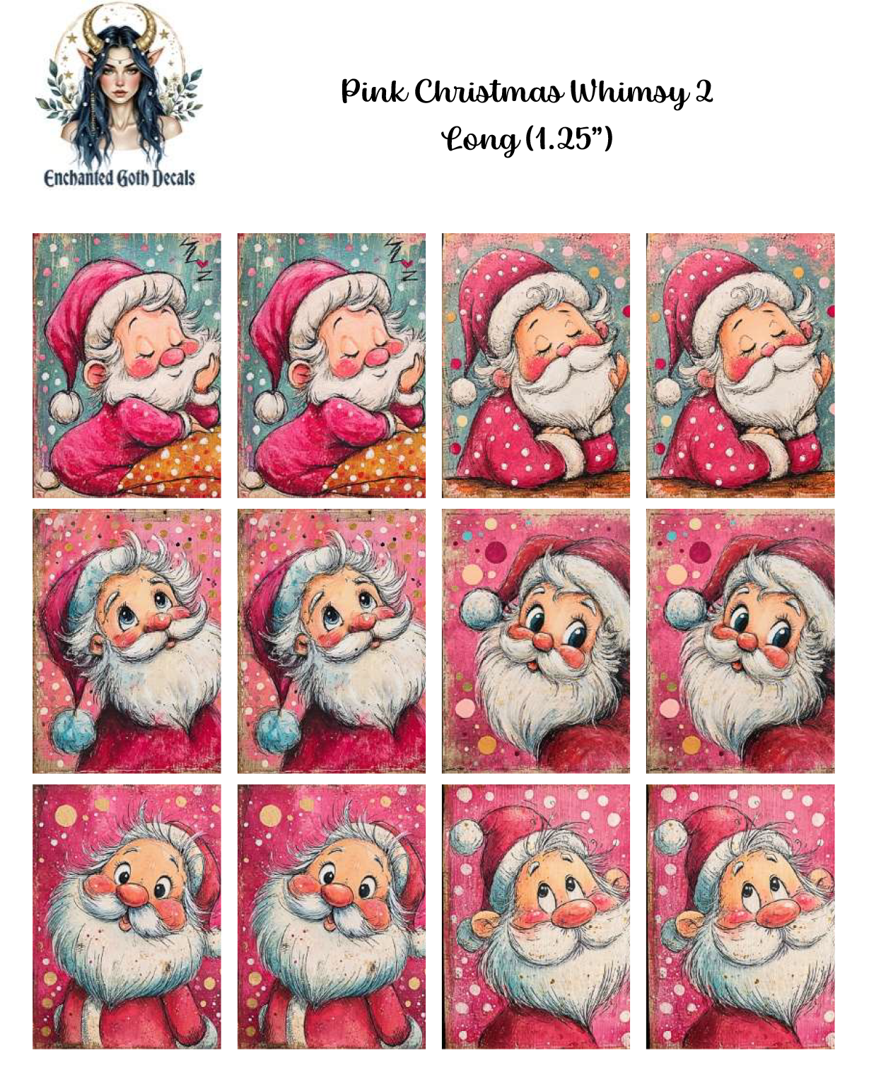 Pink Christmas Whimsy 2