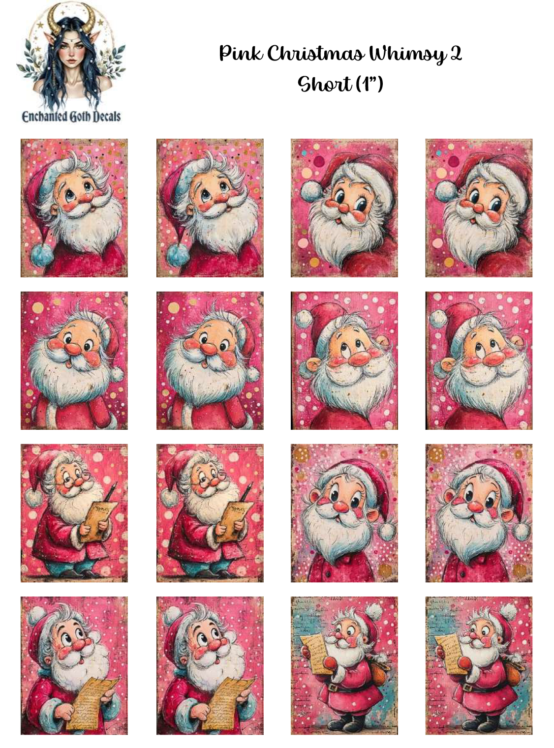 Pink Christmas Whimsy 2