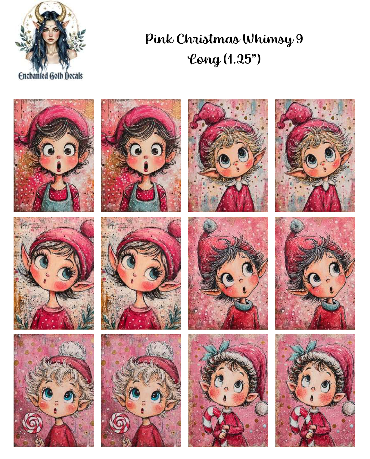 Pink Christmas Whimsy 9