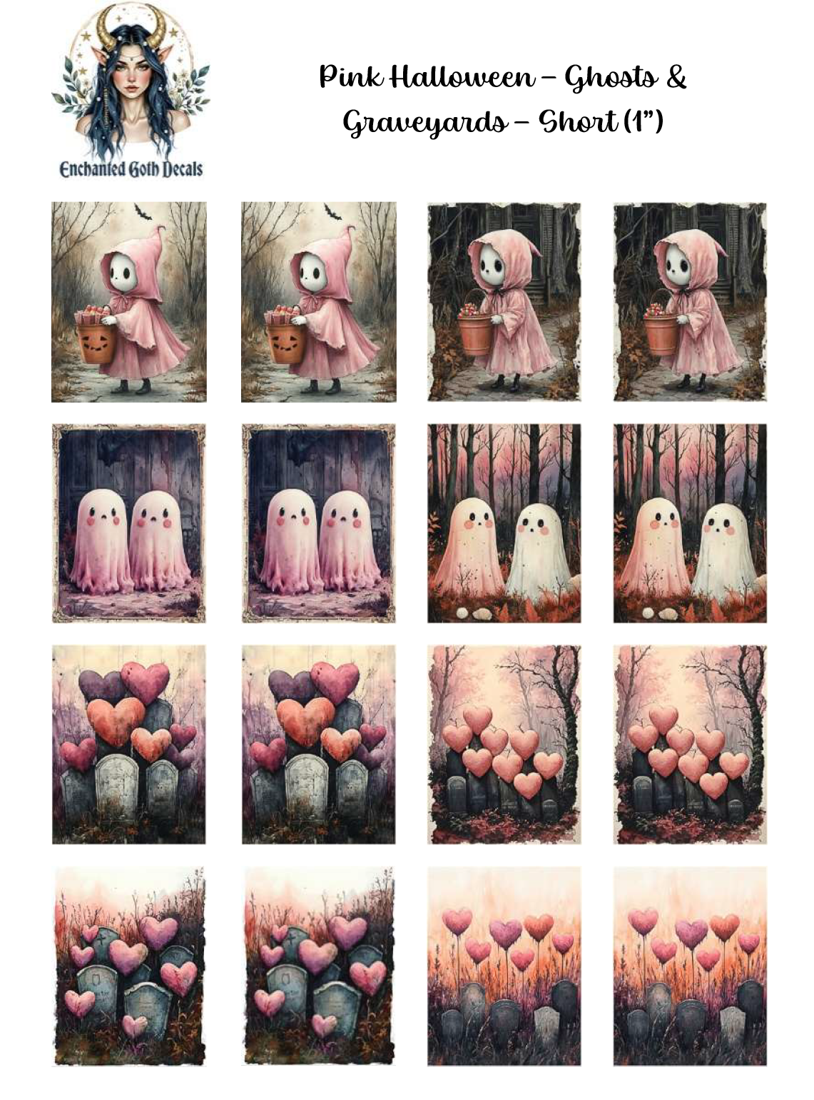 Pink Halloween - Ghosts & Graveyards