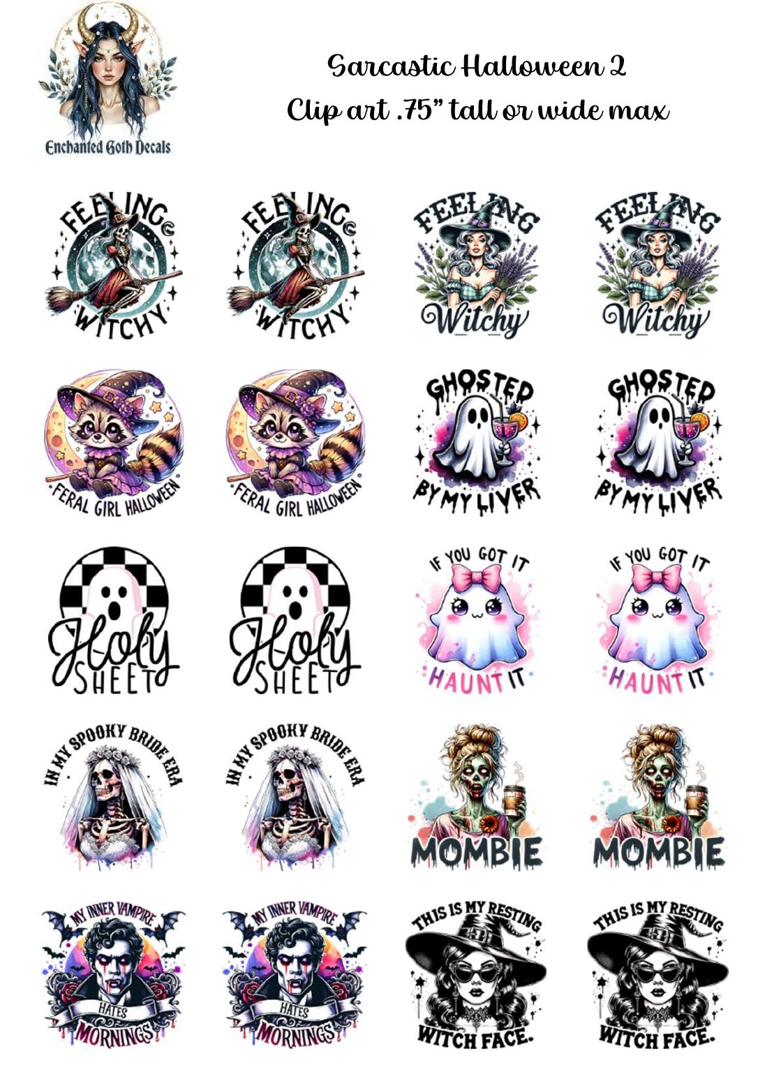 Sarcastic Halloween 2 - Clipart