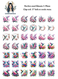 Nectar and Bloom 1 - Clipart Mini