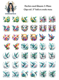 Nectar and Bloom 3 - Clipart Mini