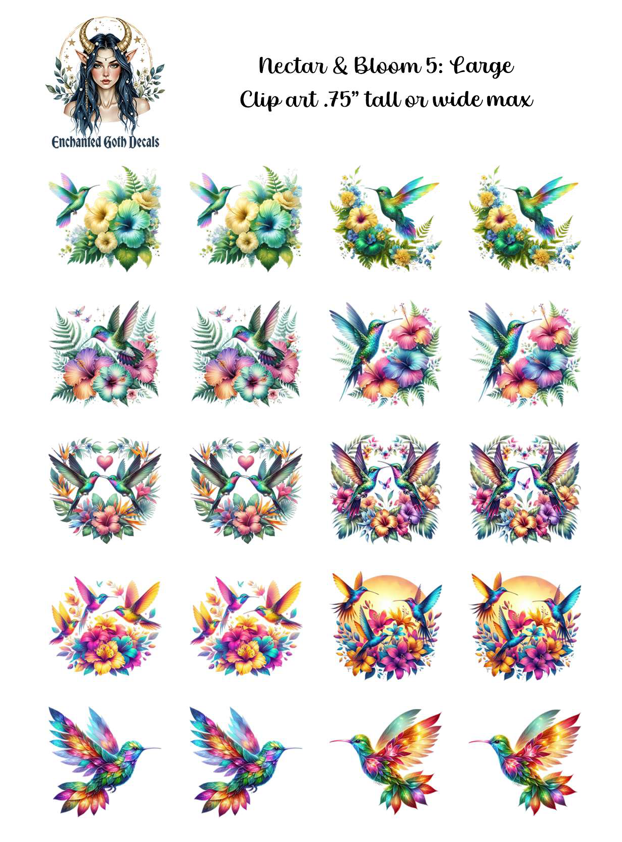 Nectar and Bloom 5 - Clipart