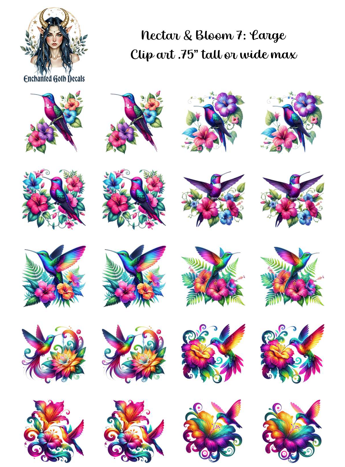 Nectar and Bloom 7 - Clipart