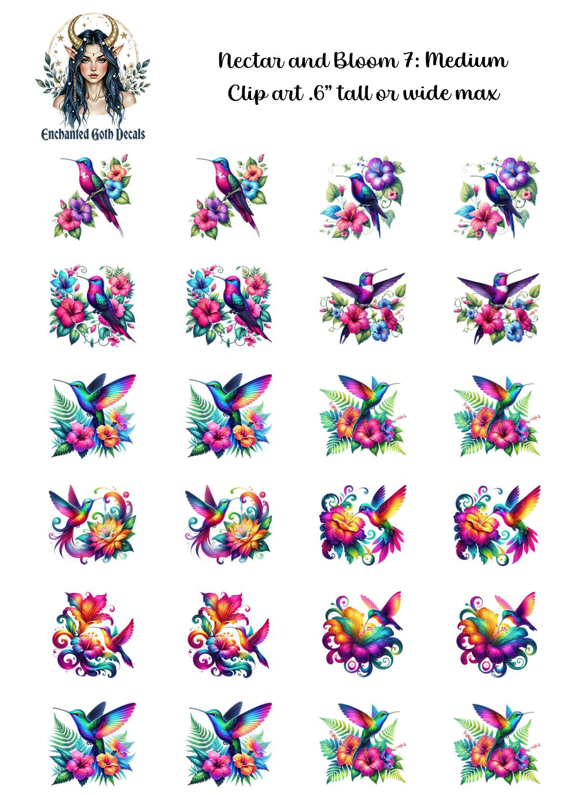 Nectar and Bloom 7 - Clipart
