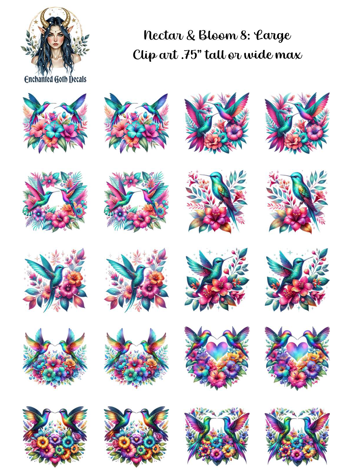 Nectar and Bloom 8 - Clipart