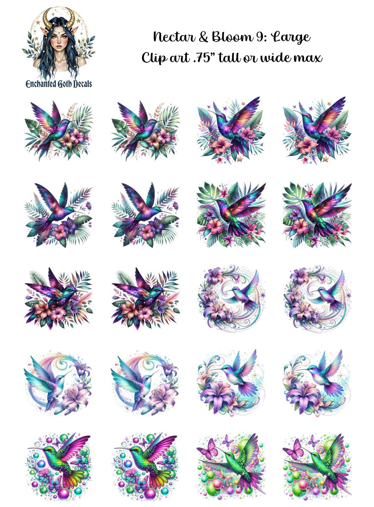 Nectar and Bloom 9 - Clipart
